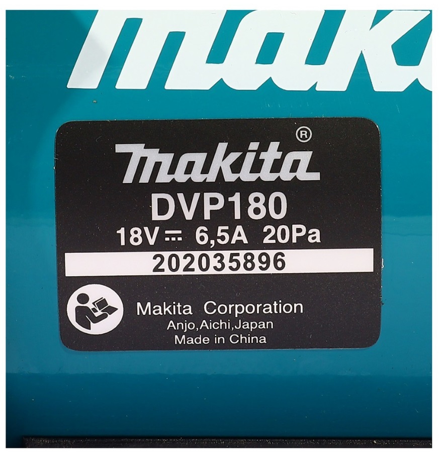 ปั๊มสูญญากาศไร้สาย 18V (แวคคั่ม) DVP180Z MAKITA