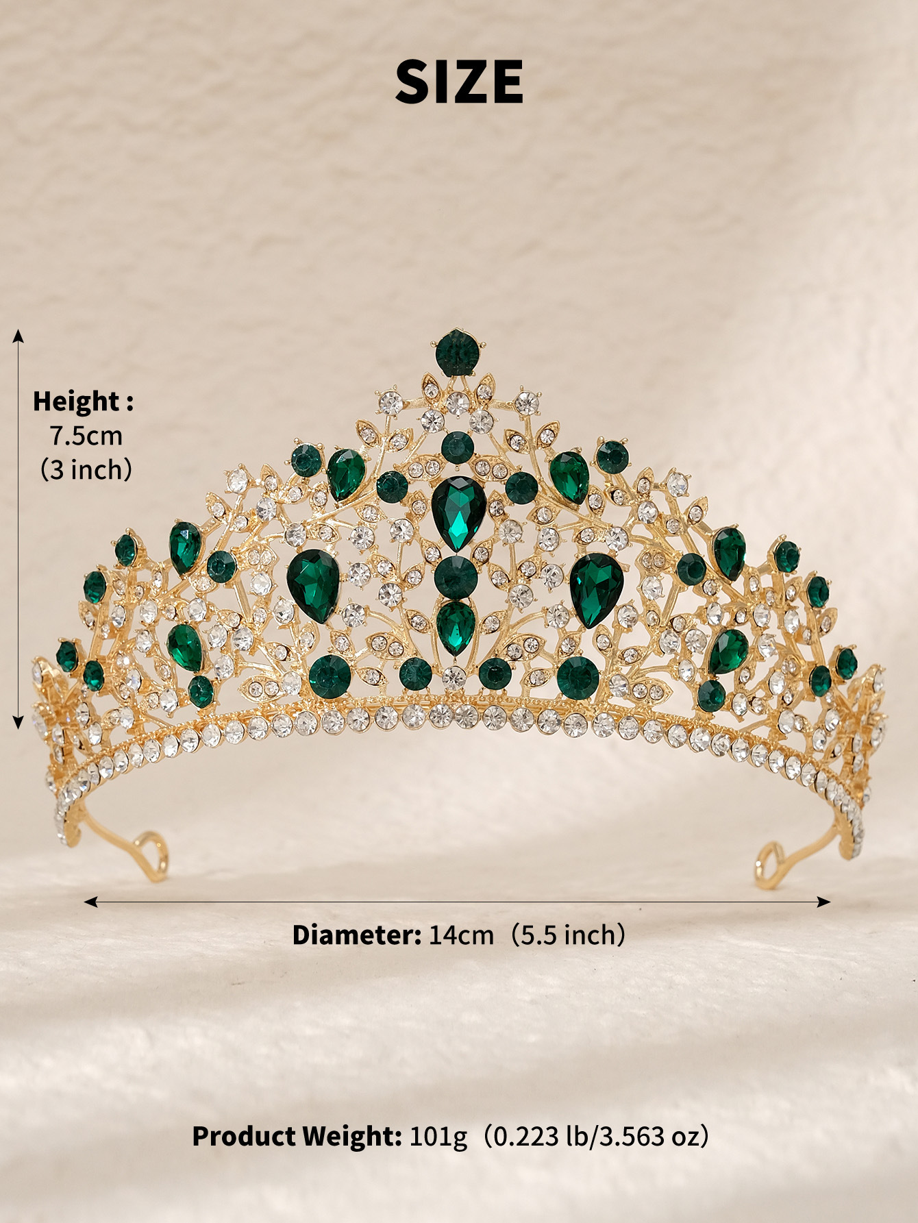 (พร้อมส่ง) เทียร่า 396 มงกุฎนางงาม มงกุฎเจ้าสาว มงกุฎเพชร งานพรีเมี่ยม สินค้าพร้อมส่งจากไทย