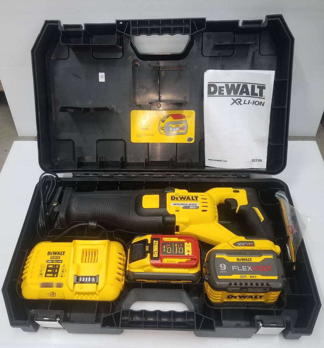 เซเบอร์60V DCS389X2 DEWALT