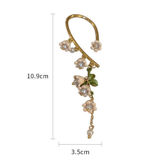 (พร้อมส่ง) EarCuff 005 จอนหูดอกไม้สวยหวาน ใส่ด้านไหนก็ได้ ส่งจาก จ.อุบลราชธานี