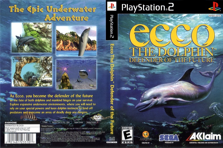 ECCO THE DOLPHIN DEFENDER OF THE FUTURE [US : DVD5 1 Disc]