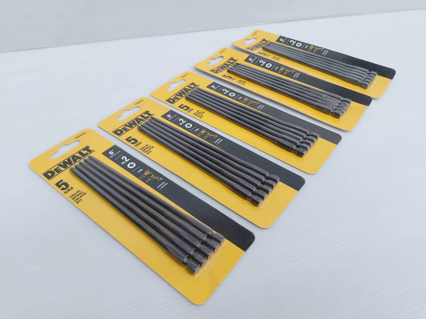 ดอกไขควงPH2 6" (5ดอก/แพค) DT20425-QZ DEWALT