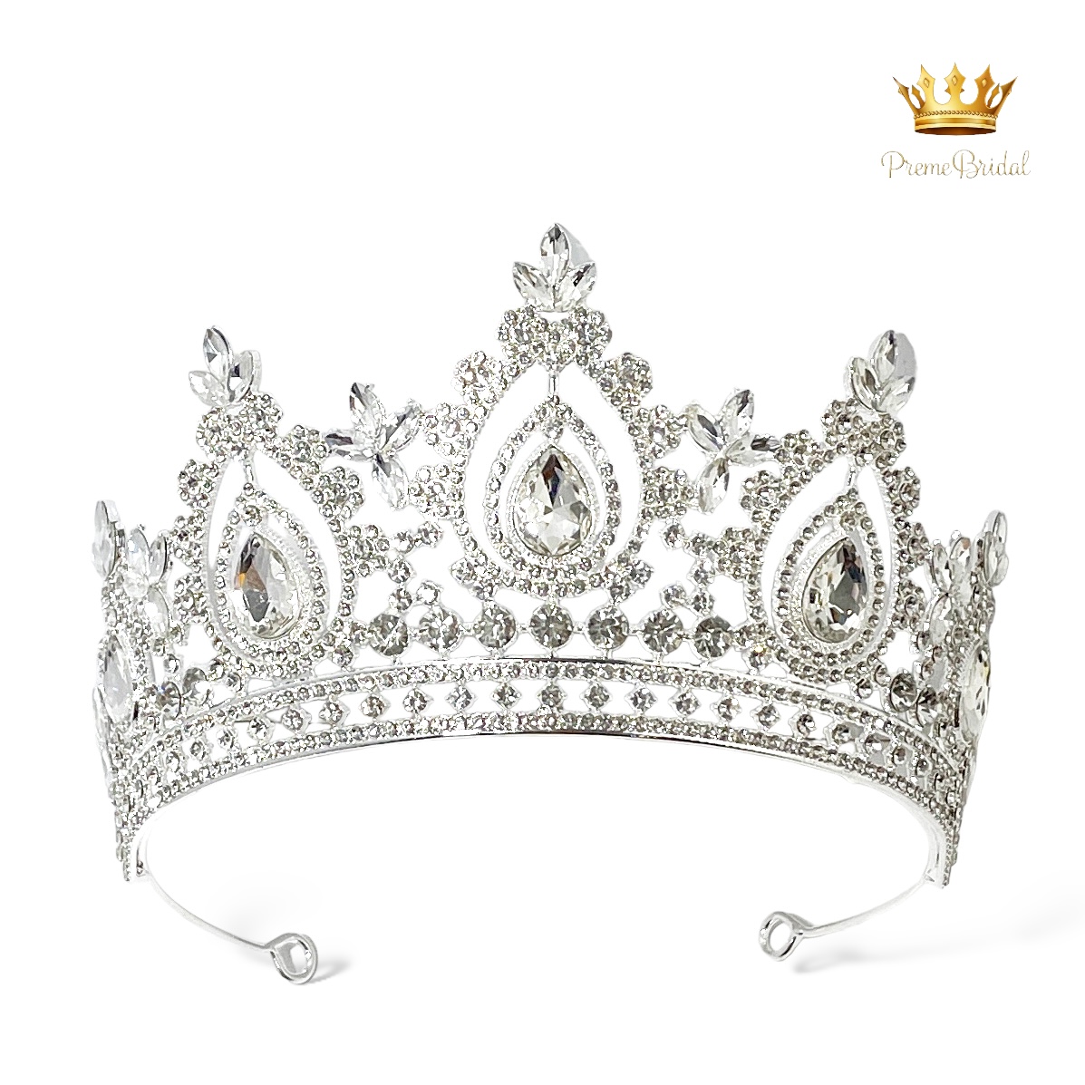 (พร้อมส่ง) เทียร่า 414 มงกุฎนางงาม ครึ่งหัว งานสวย ปราณีต QCเพชรทุกเม็ด สินค้าพร้อมส่งจากไทย