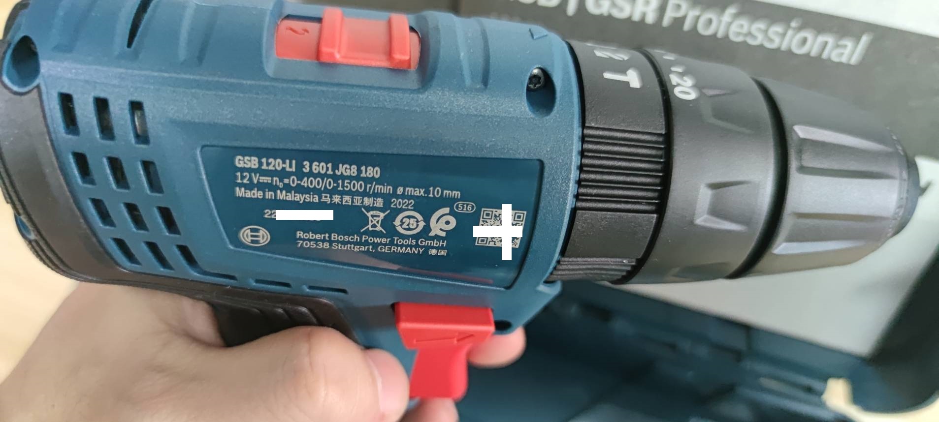 สว่านกระแทกไร้สาย GSB120-Li BOSCH