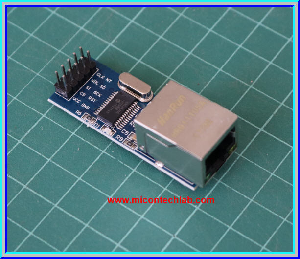 1x แผงวงจร ENC28J60 Ethernet LAN Network