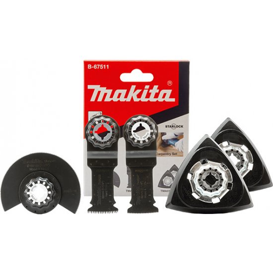 ชุดใบมัลติทูล5ตัวชุด MAKITA #B-67511 สำหรับงานไม้