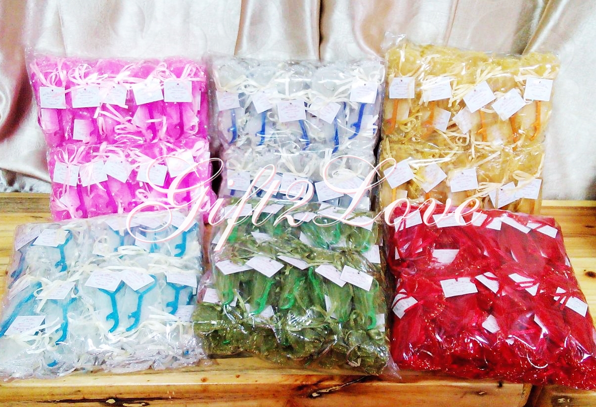 เปิดขวดรูปกุญแจปลายหัวใจ แพคถุงผ้าแก้วฟู