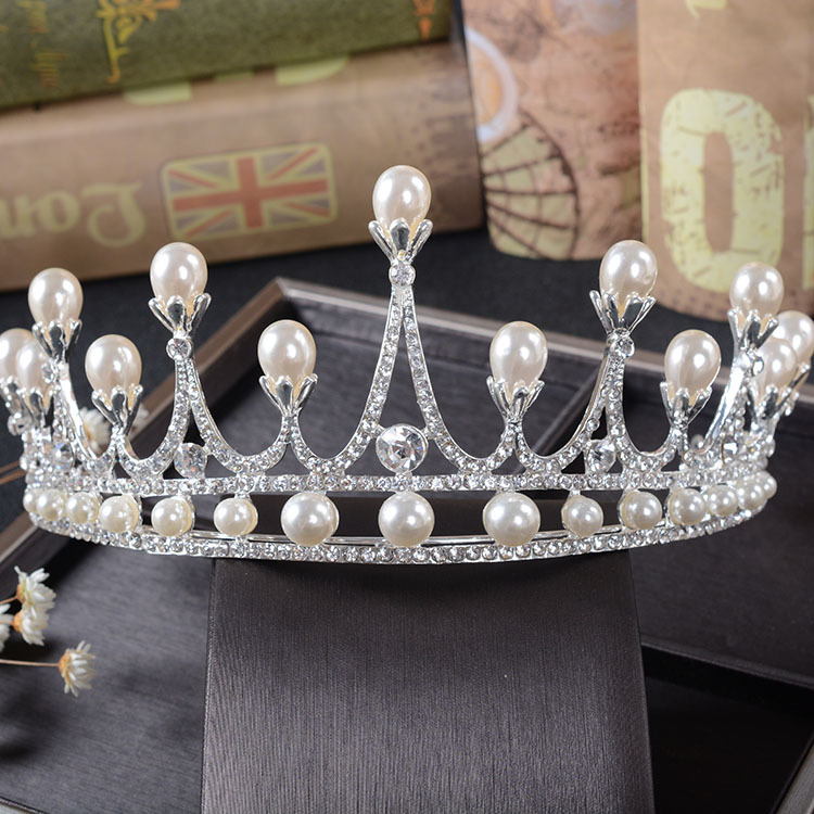 SET010 เครื่องประดับ 3 ชิ้น มงกุฎ สร้อยคอ ต่างหู จัดเซทสวยงาม สินค้าพร้อมส่งจากไทย