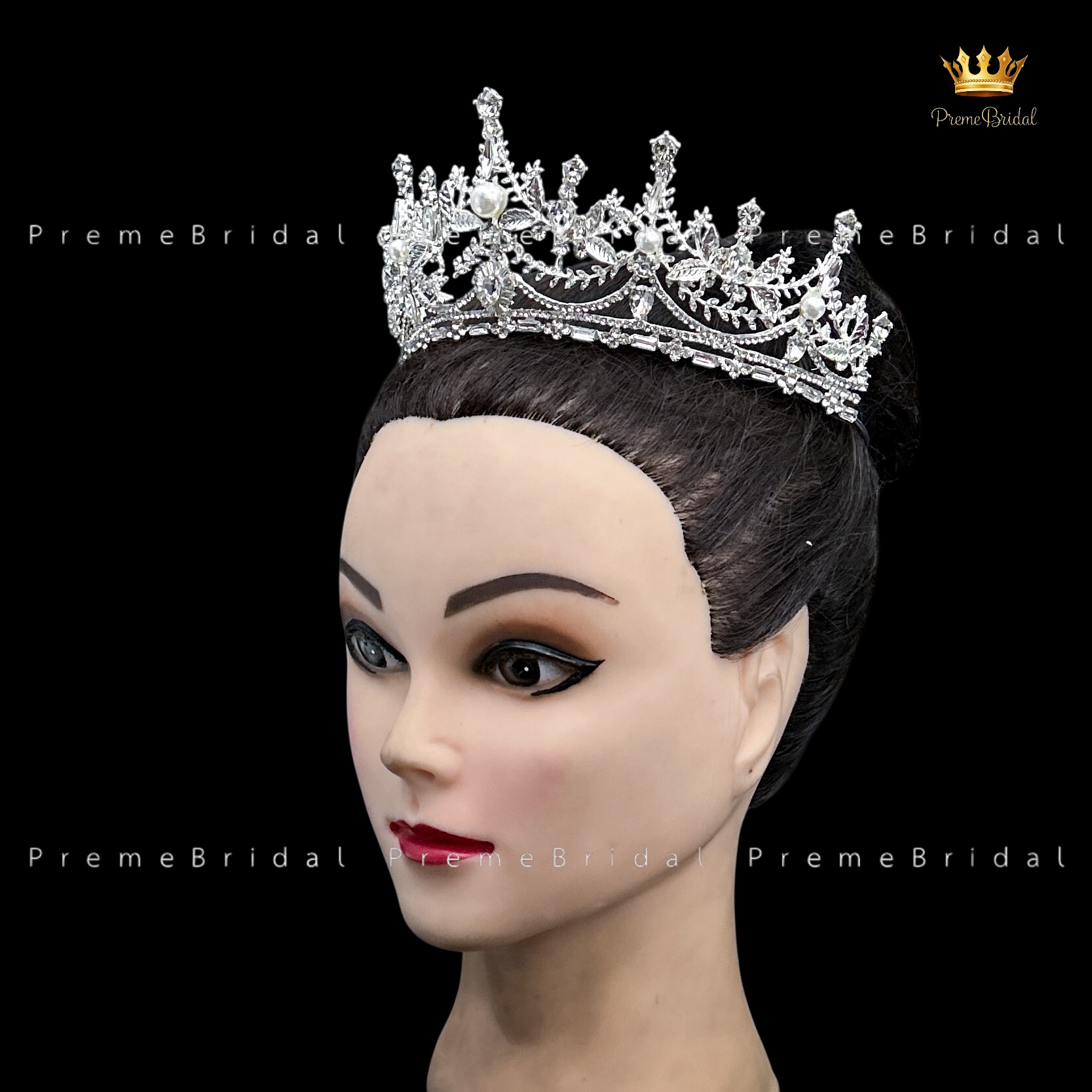 (พร้อมส่ง) เทียร่า 450 มงกุฎครึ่งหัว สวย ปราณีต QCเพชรทุกเม็ด สินค้าพร้อมส่งจากไทย รีวิวดีมาก