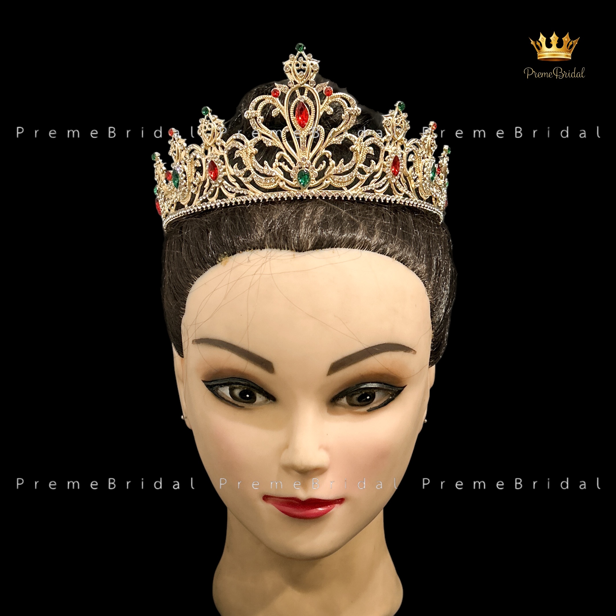 (พร้อมส่ง) มงกุฎคริสต์มาส 005 งานสวย ปราณีต QCเพชรทุกเม็ด สินค้าพร้อมส่งจากไทย