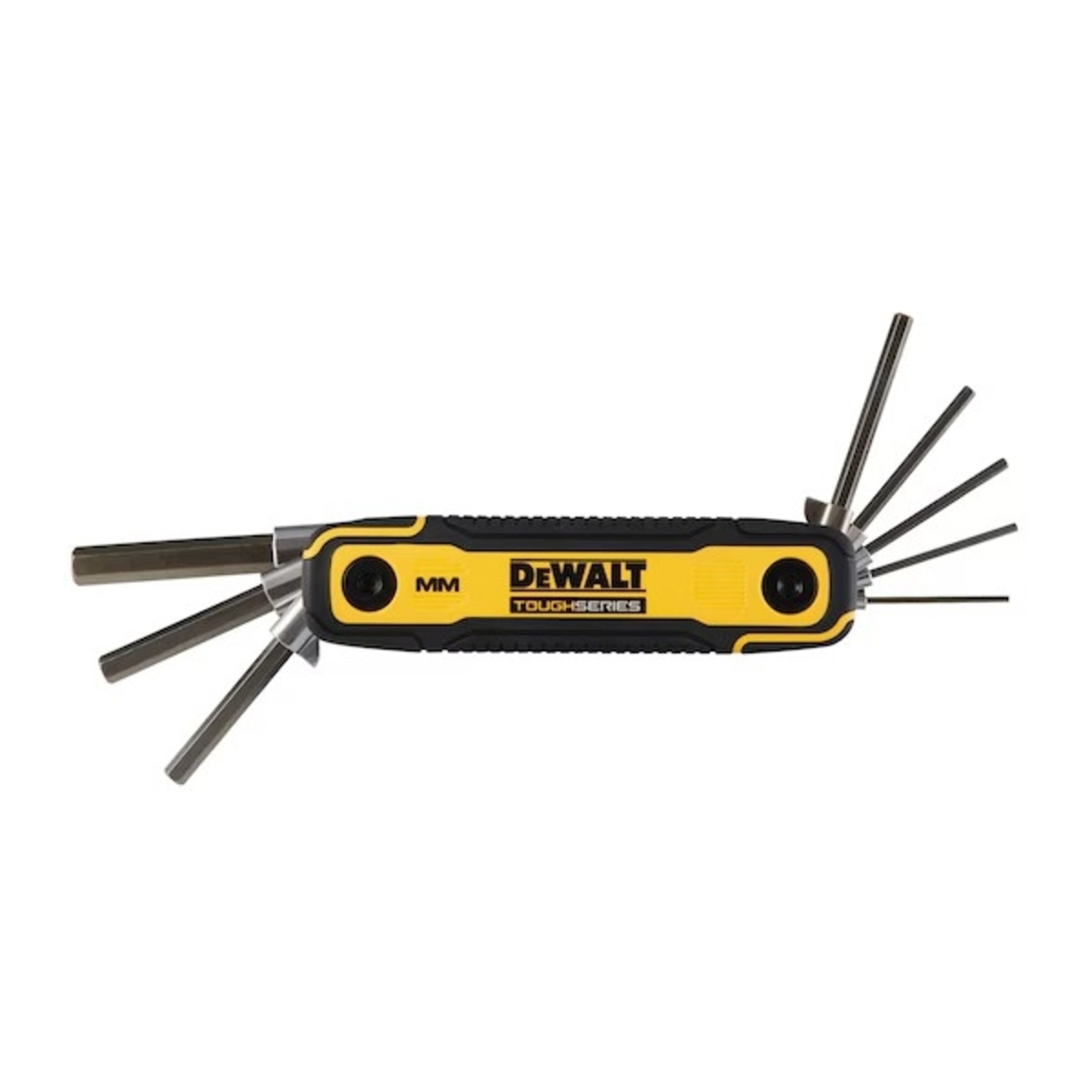 DEWALT ประแจหกเหลี่ยมพับได้แบบล็อกได้ รุ่น DWHT70267 TOUGH SERIES