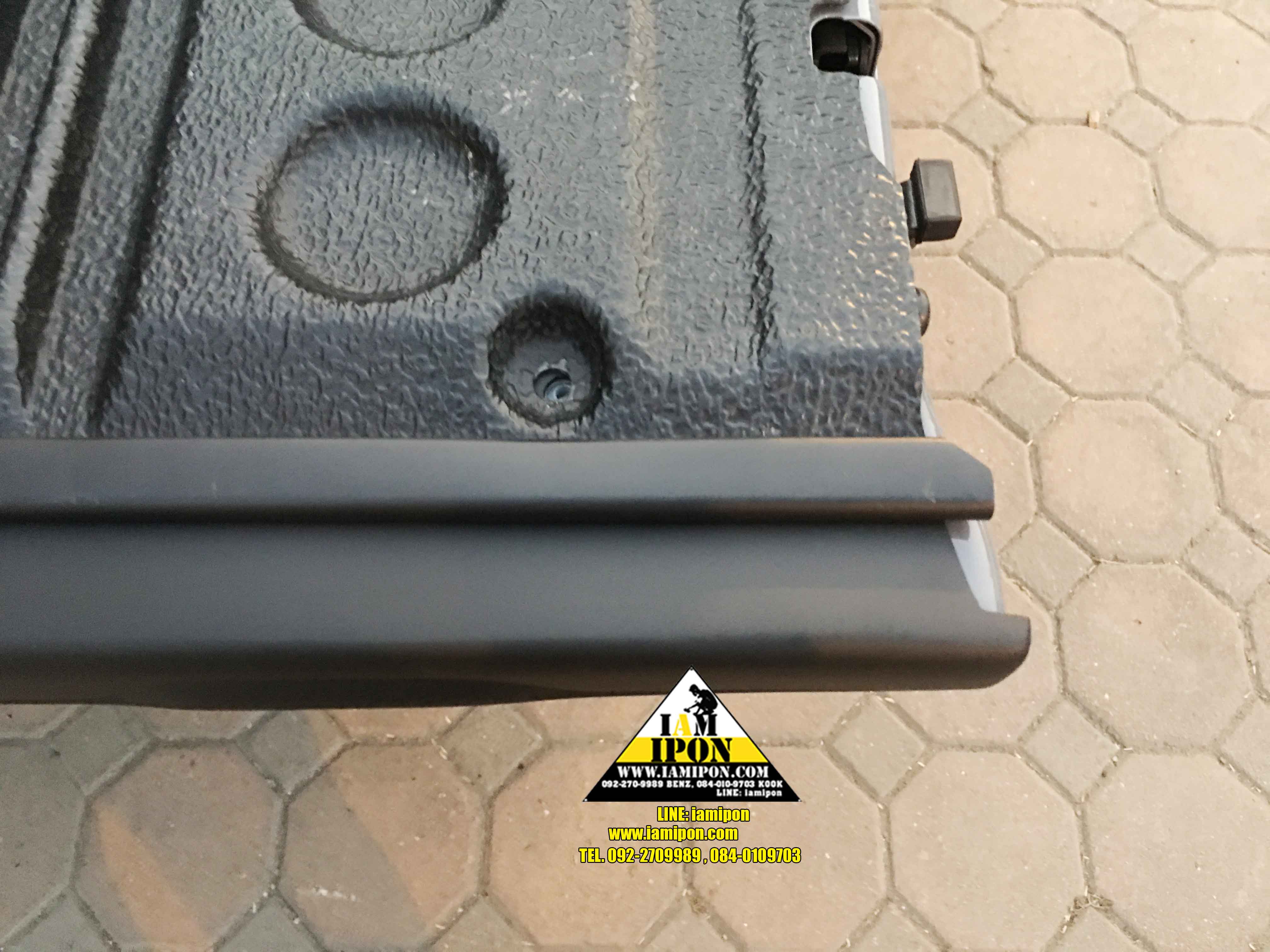 EGDE PROTECTOR PICKUP FULL FORD RANGER RAPTER FLATBLACK กันรอยขอบกระบะดำด้านฟอร์ดเรนเจอร์แร็ปเตอร์