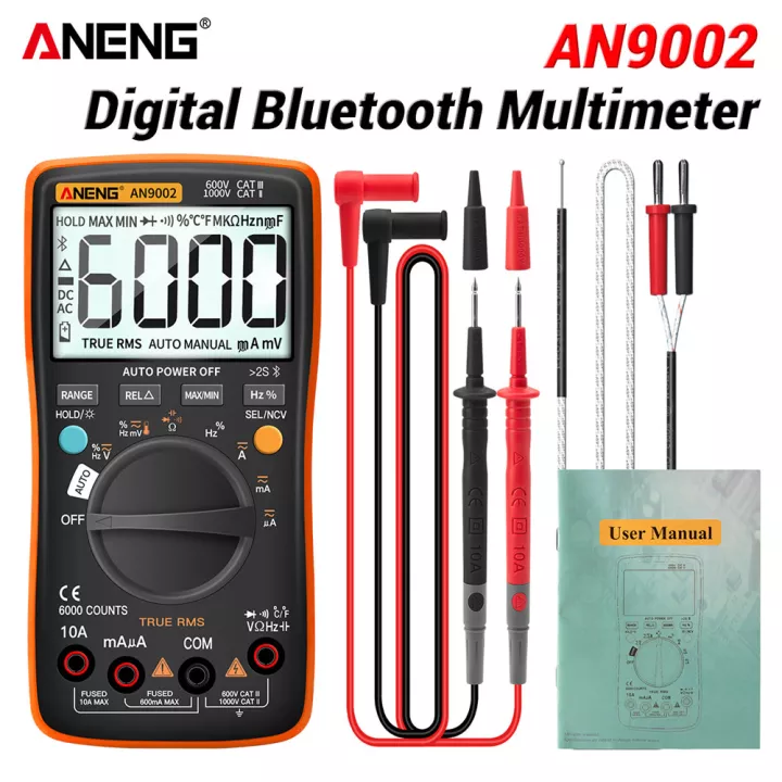 มัลติมิเตอร์ AN9002 ANENG เชื่อมต่อบลูทูธได้