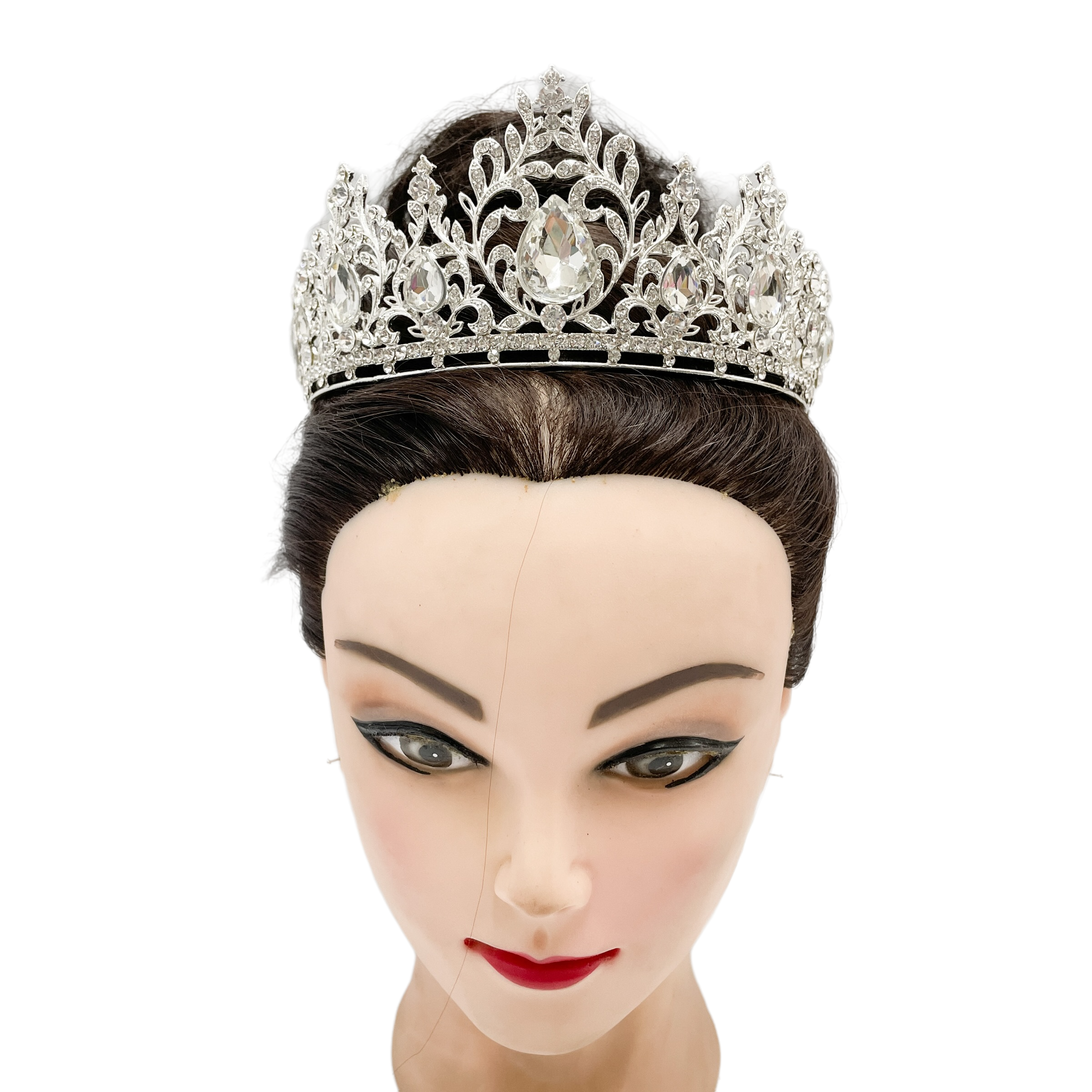 (พร้อมส่ง) เทียร่า 352 สีเงิน งานสวย ปราณีต QCเพชรทุกเม็ด สินค้าพร้อมส่งจากไทย