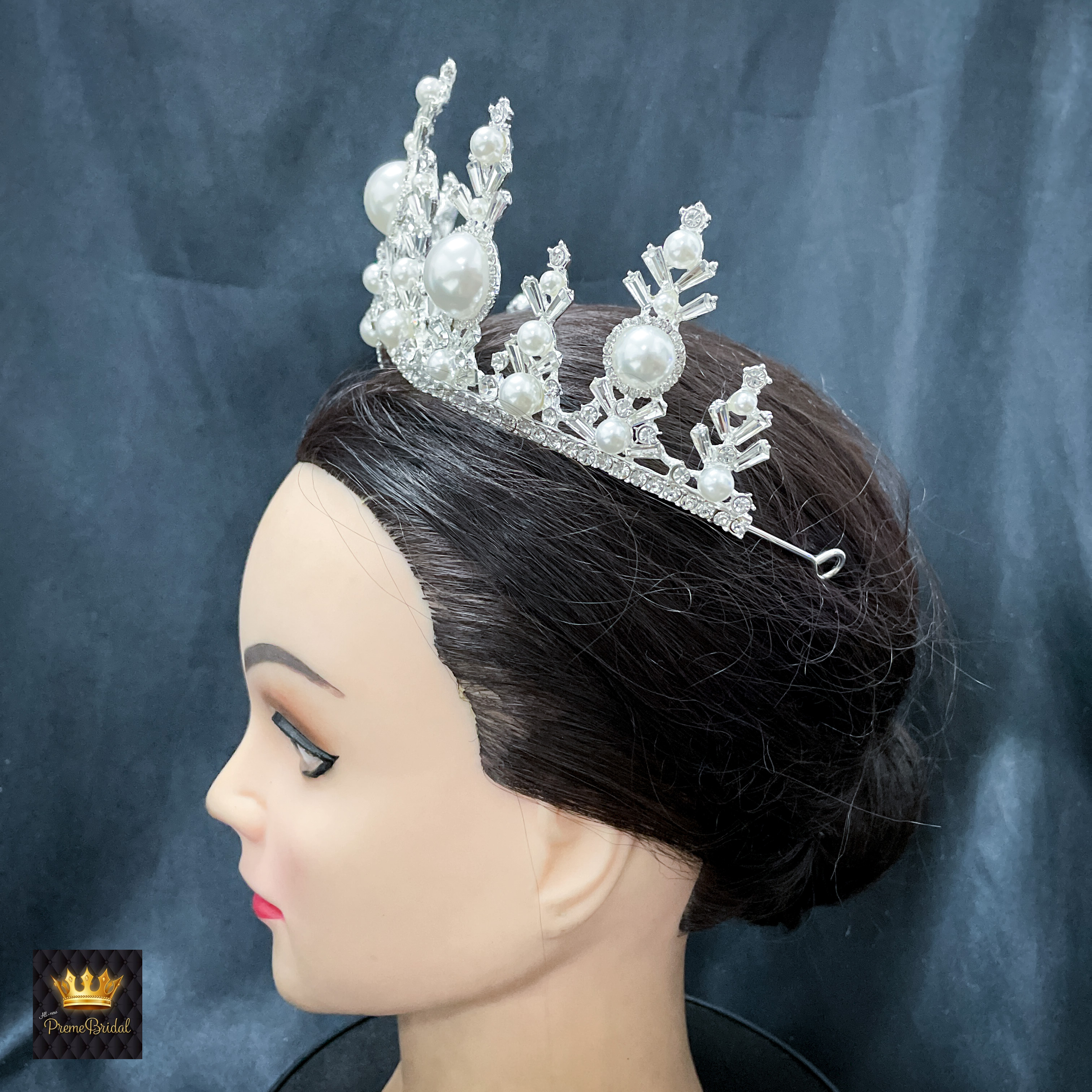 (พร้อมส่ง) เทียร่า 329 มงกุฎนางงาม งานสวย ปราณีต QCเพชรทุกเม็ด สินค้าพร้อมส่งจากไทย