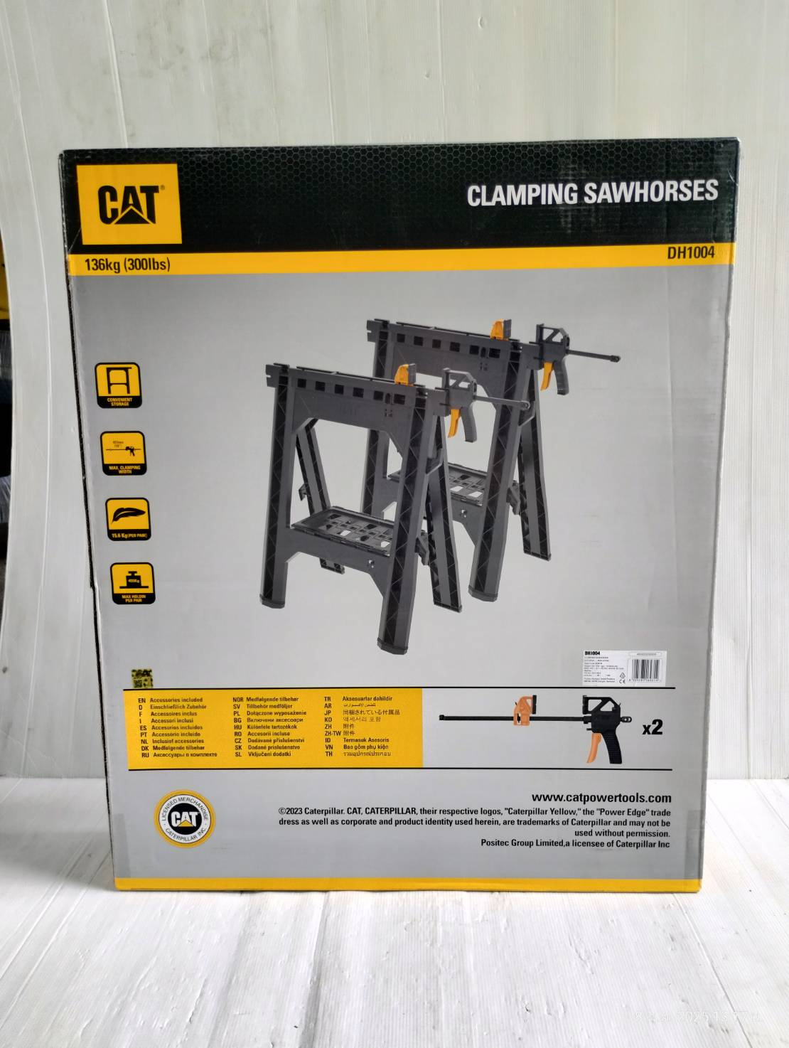 โต๊ะจับชิ้นงาน 2 ชิ้น DH1004 CAT