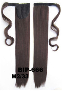 (พร้อมส่ง) วิกหางม้าแบบผูกมีปอยผมตรง ยาว 50 cm