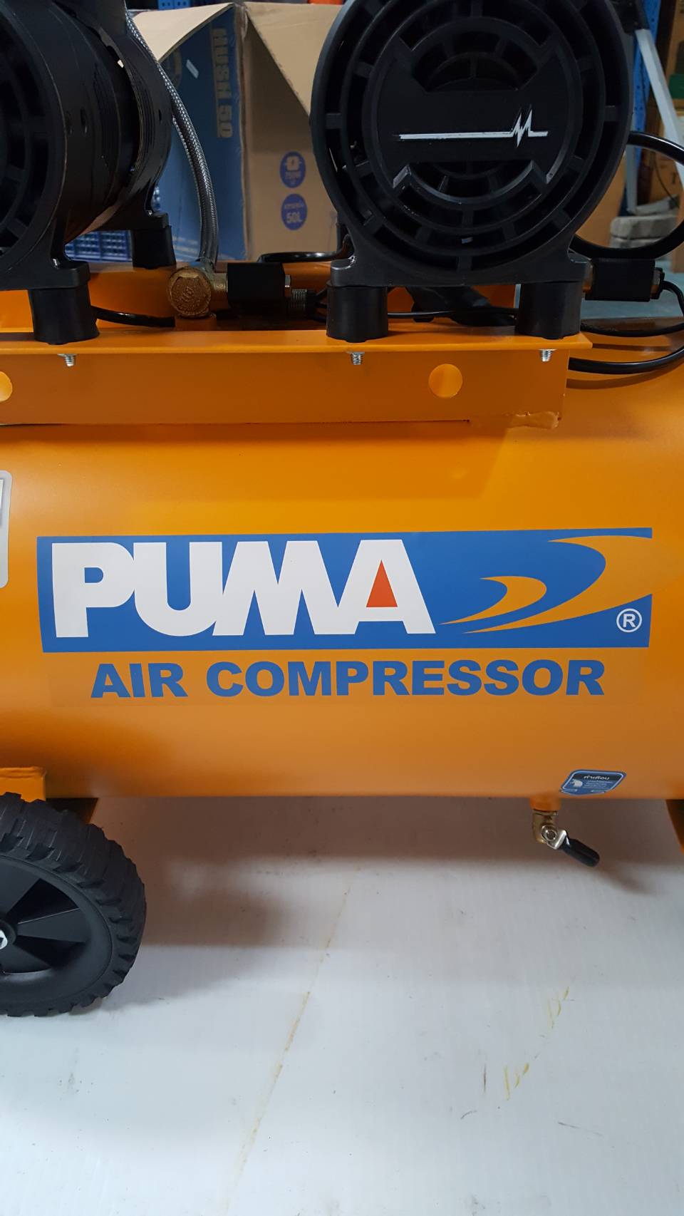 ปั้มลมไร้น้ำมัน50ลิตร HUSH50 PUMA