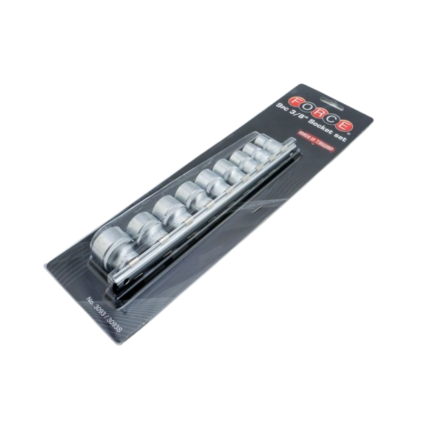 FORCE 3093 ชุดลูกบ๊อกซ์หกเหลี่ยม 3/8" 9PCS