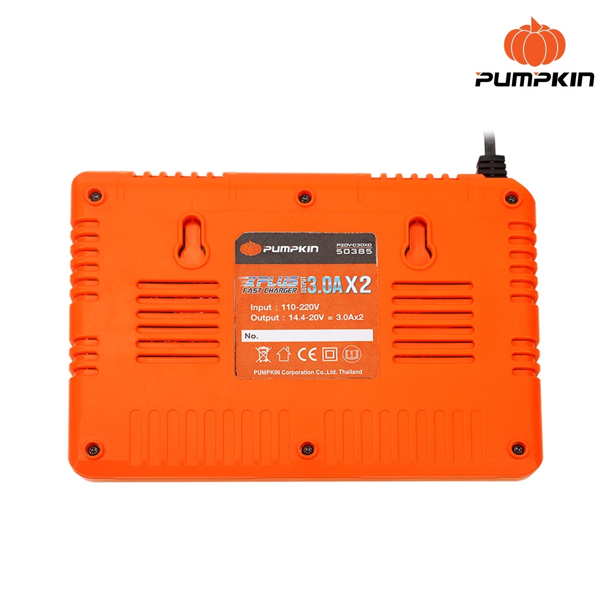 แท่นชาร์จ20V 2ช่อง P20V-C30XD PUMPKIN 50385