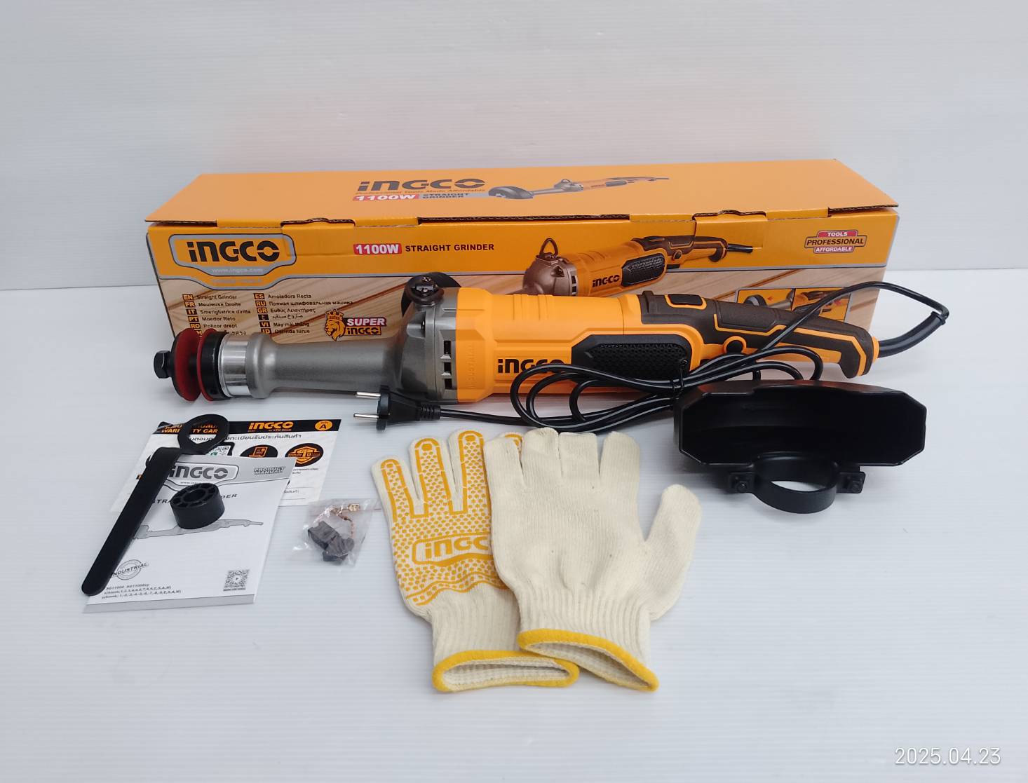 INGCO เครื่องเจียร์คอยาว 1100W รุ่น SG11008