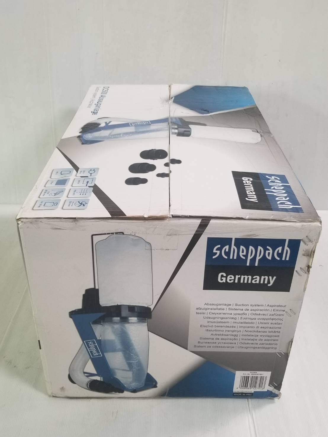 เครื่องดูดฝุ่นเศษไม้ DC500 SCHEPPACH