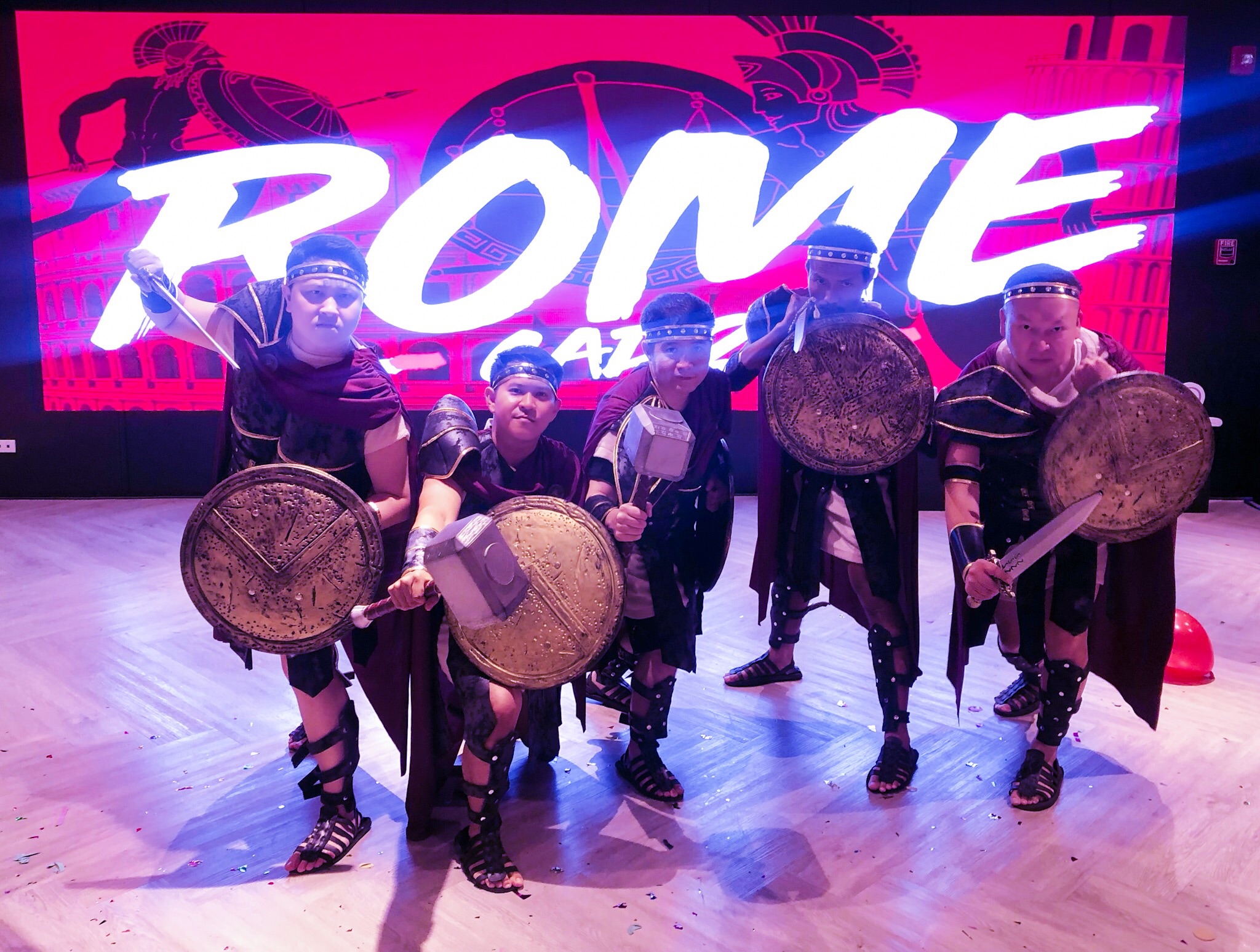 ชุดนักรบโรมัน Gladiator / ชุดแอรีส เทพเจ้าแห่งสงคราม / ชุดนักรบ / ชุดโรมัน