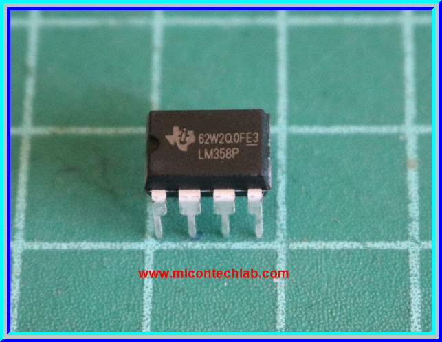 1x ไอซีออปแอมป์ LM358 Op-Amp Dual Operational Amplifie
