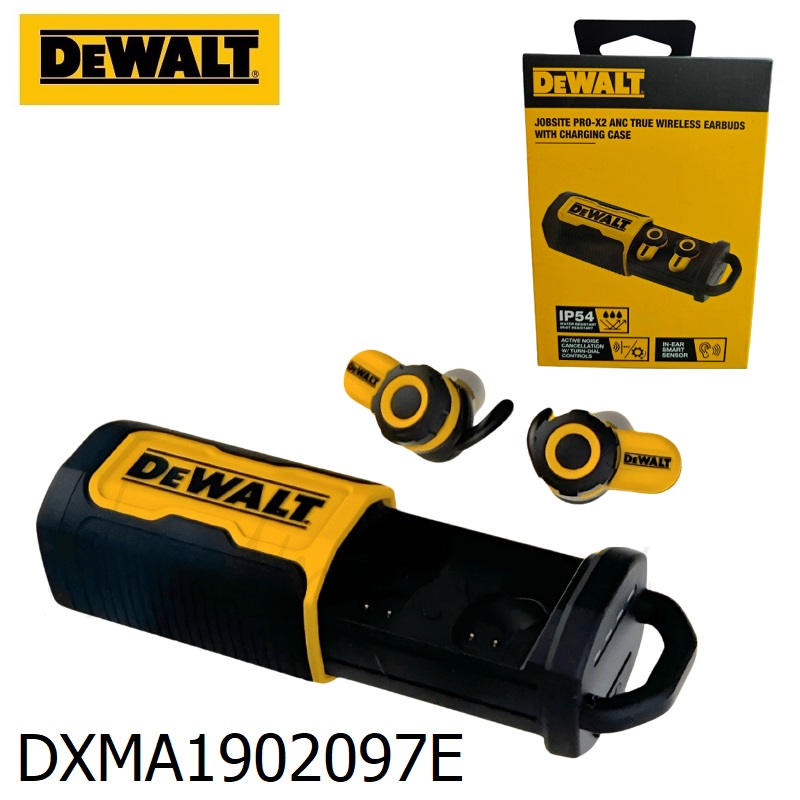 DEWALT หูฟัง Jobsite PRO-X2 Bluetooth 5.0 DXMA1902097E