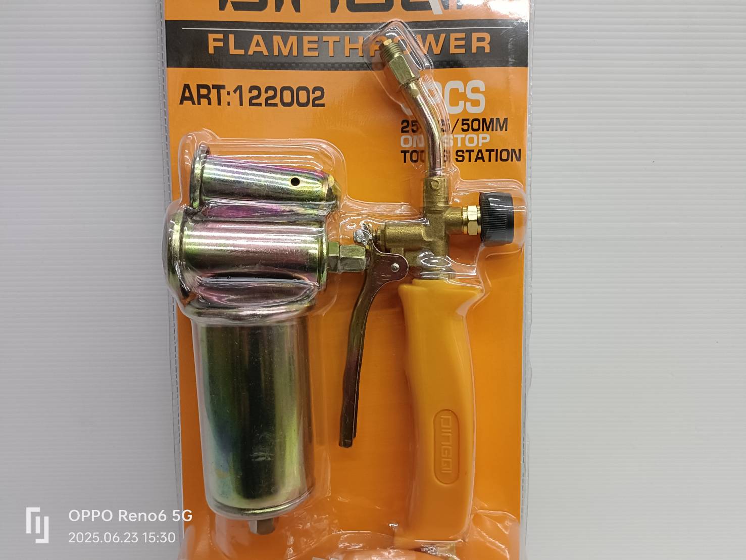 DINGQI 122002 ชุดหัวเผา LPG ใช้กับแก๊สกระป๋องเท่านั้น