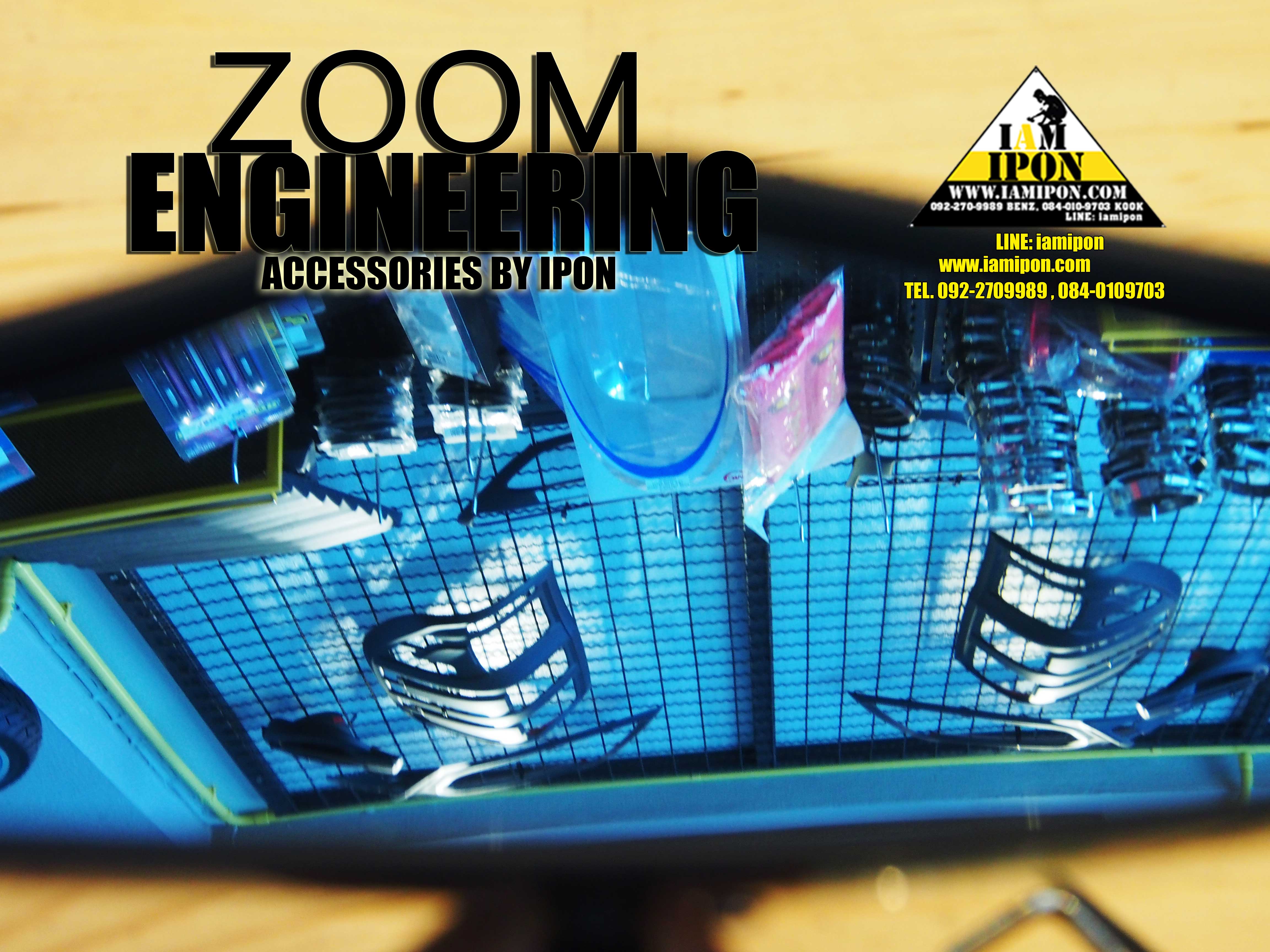 ZOOM ENGINEERING CARBON กระจกมองหลังคาร์บอนในเก๋ง