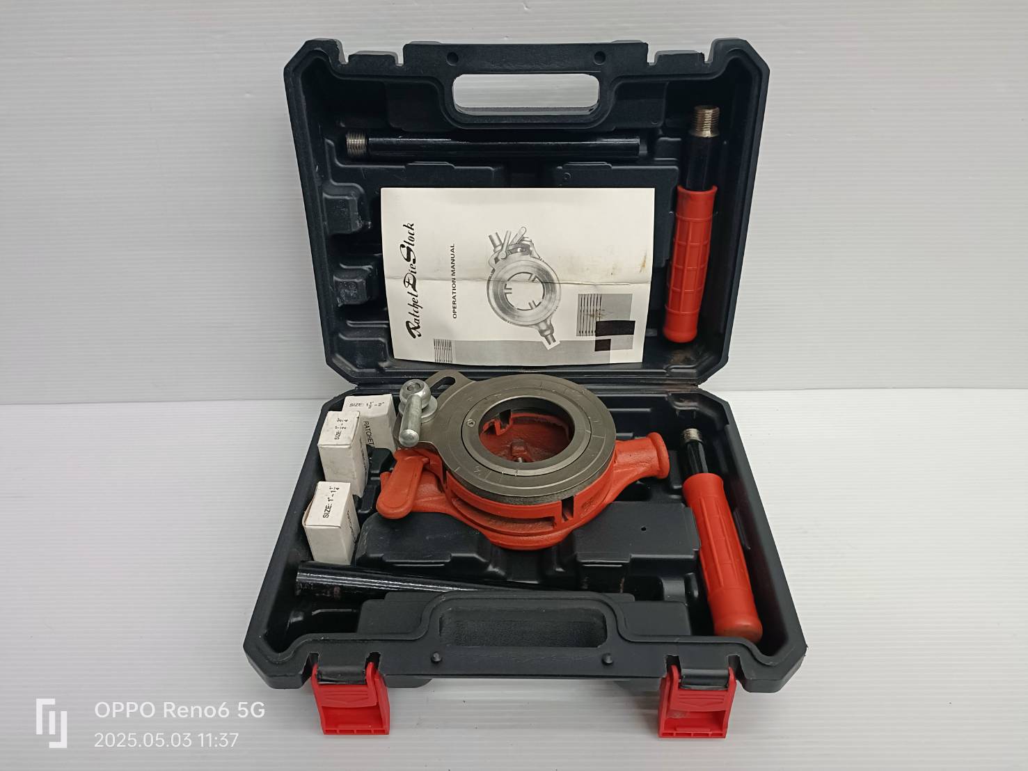 ชุดต๊าปเกลียวท่อปะปา รุ่น 114 OKURA