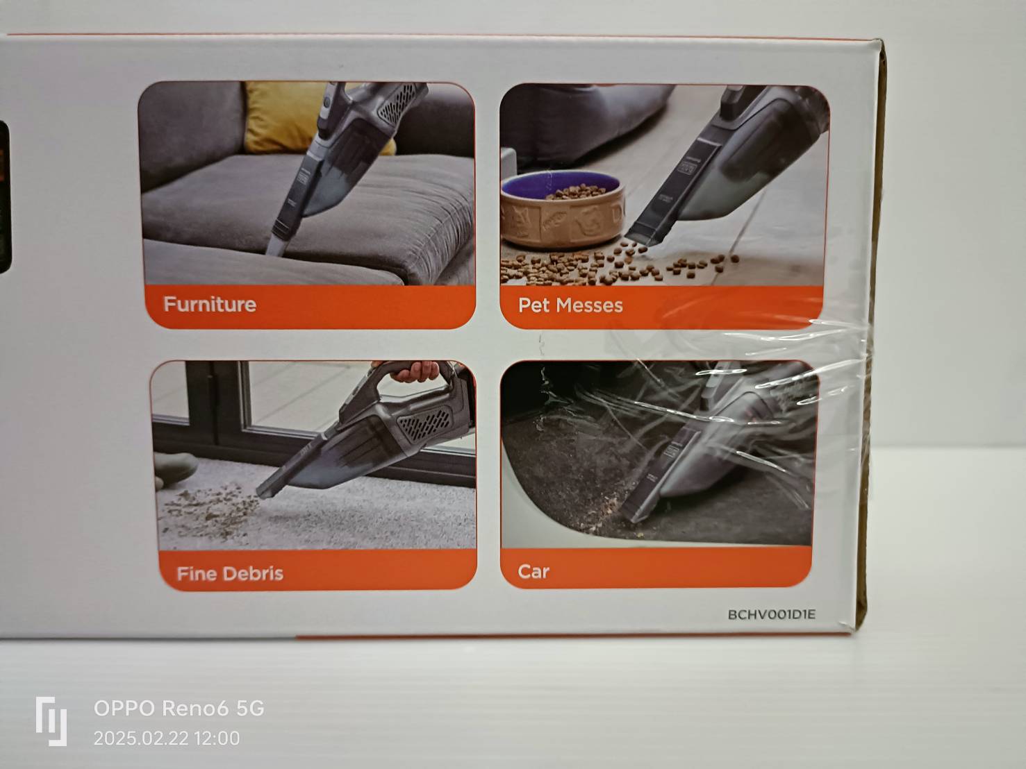 เครื่องดูดฝุ่นมือถือไร้สาย 20V BCHV001D1E-B1 BLACK&DECKER