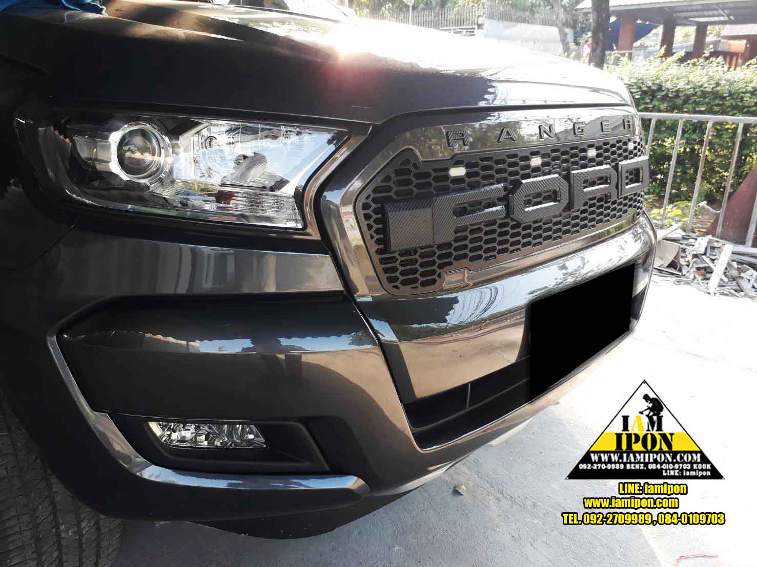 3D CHARACTER FRONT GRILL FORD RANGER MC ตัวหนังสือติดกระจังหน้าฟอร์ดเรนเจอร์ MC