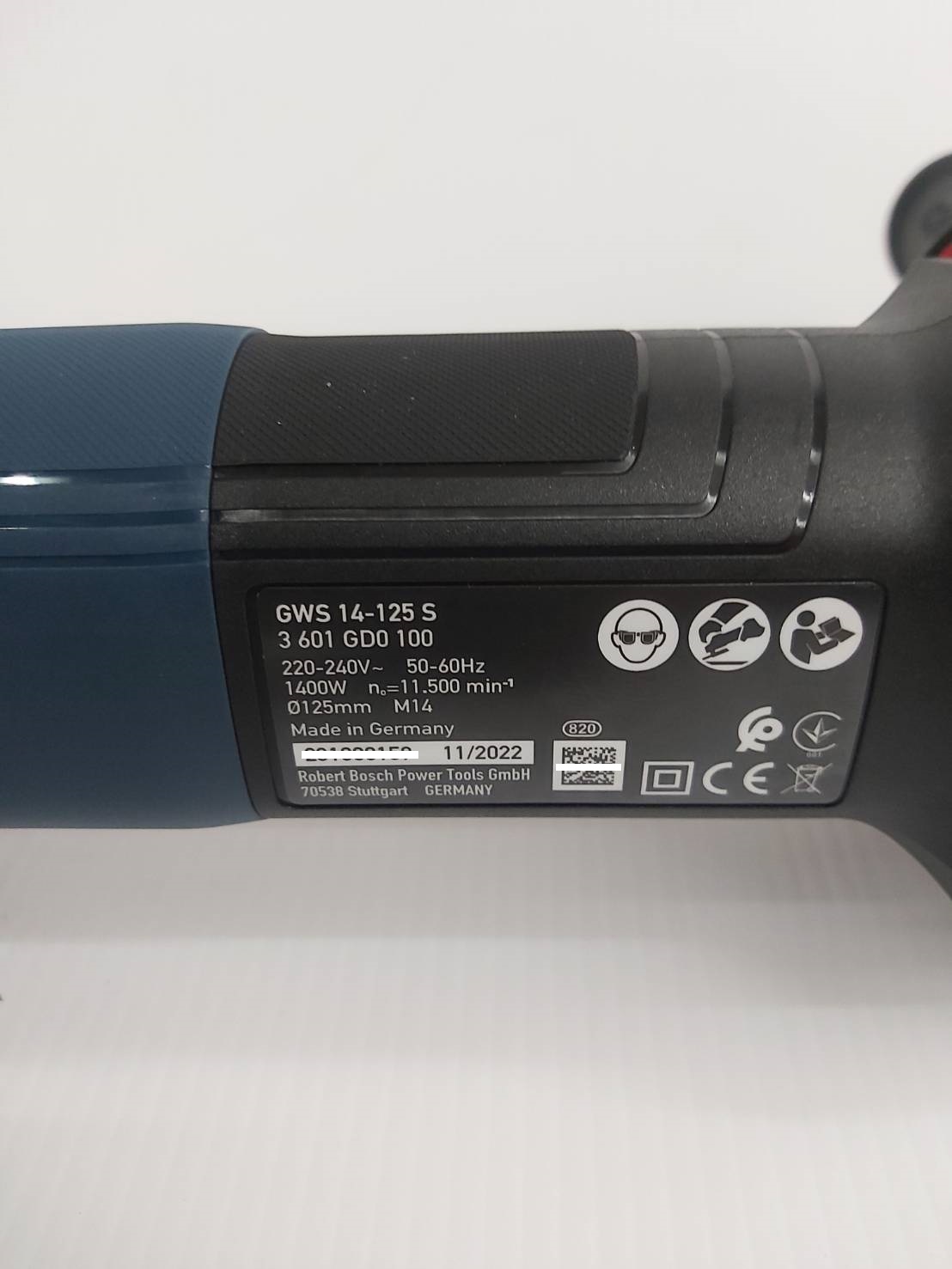 หินเจียร5" GWS14-125S BOSCH 06017D0100