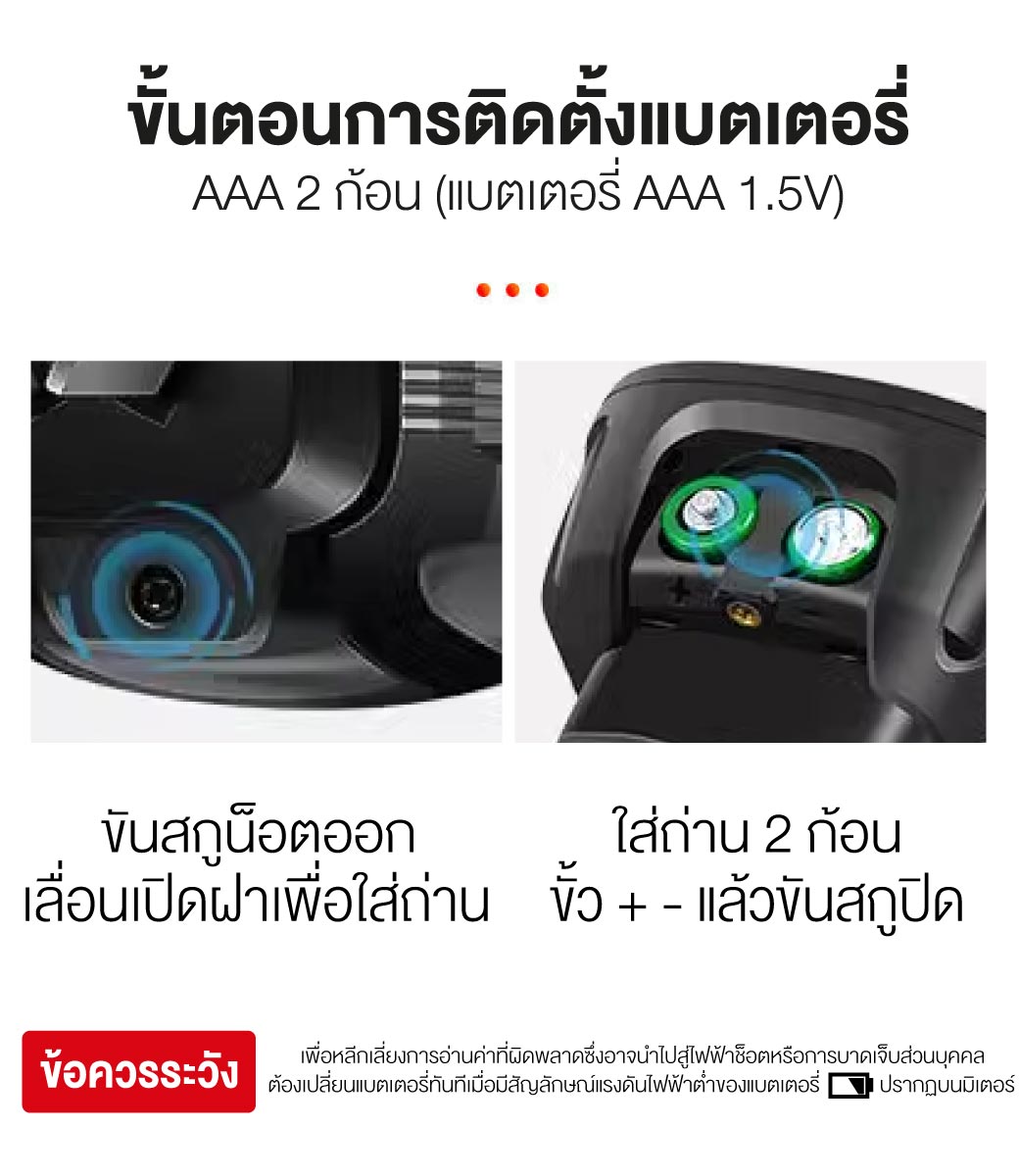 เครื่องตรวจเช็คเต้ารับไฟฟ้าดิจิตอล รุ่น 107 SUMO