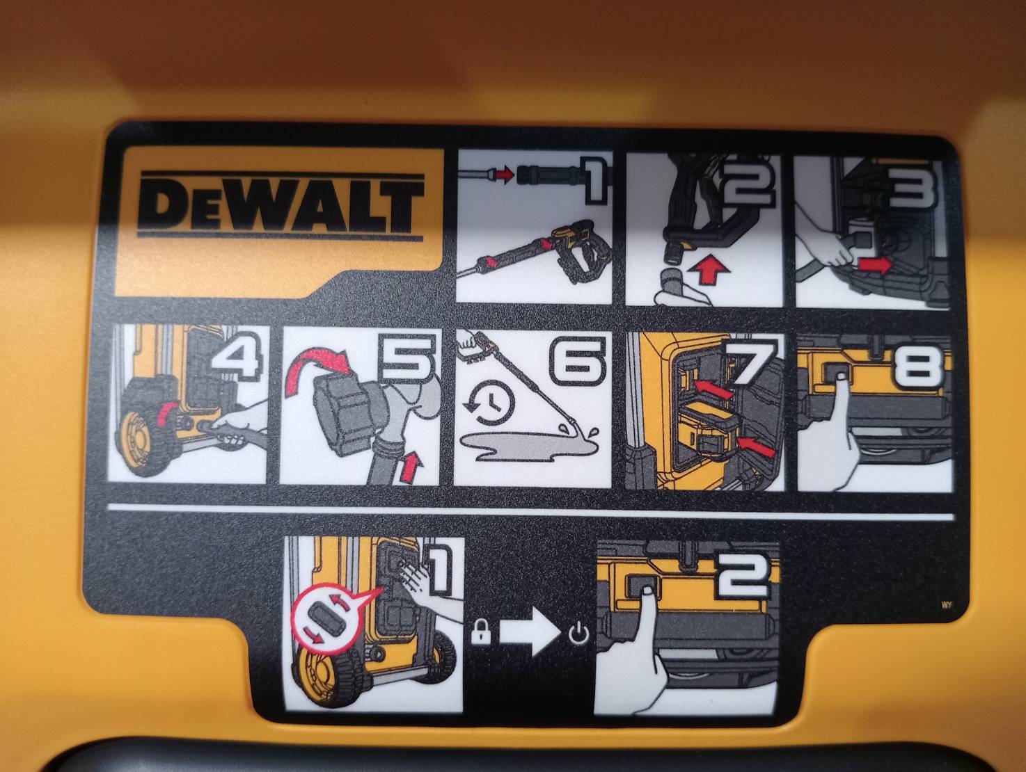 เครื่องฉีดน้ำ110Bar. 18V+18V DCMPW1600 DEWALT