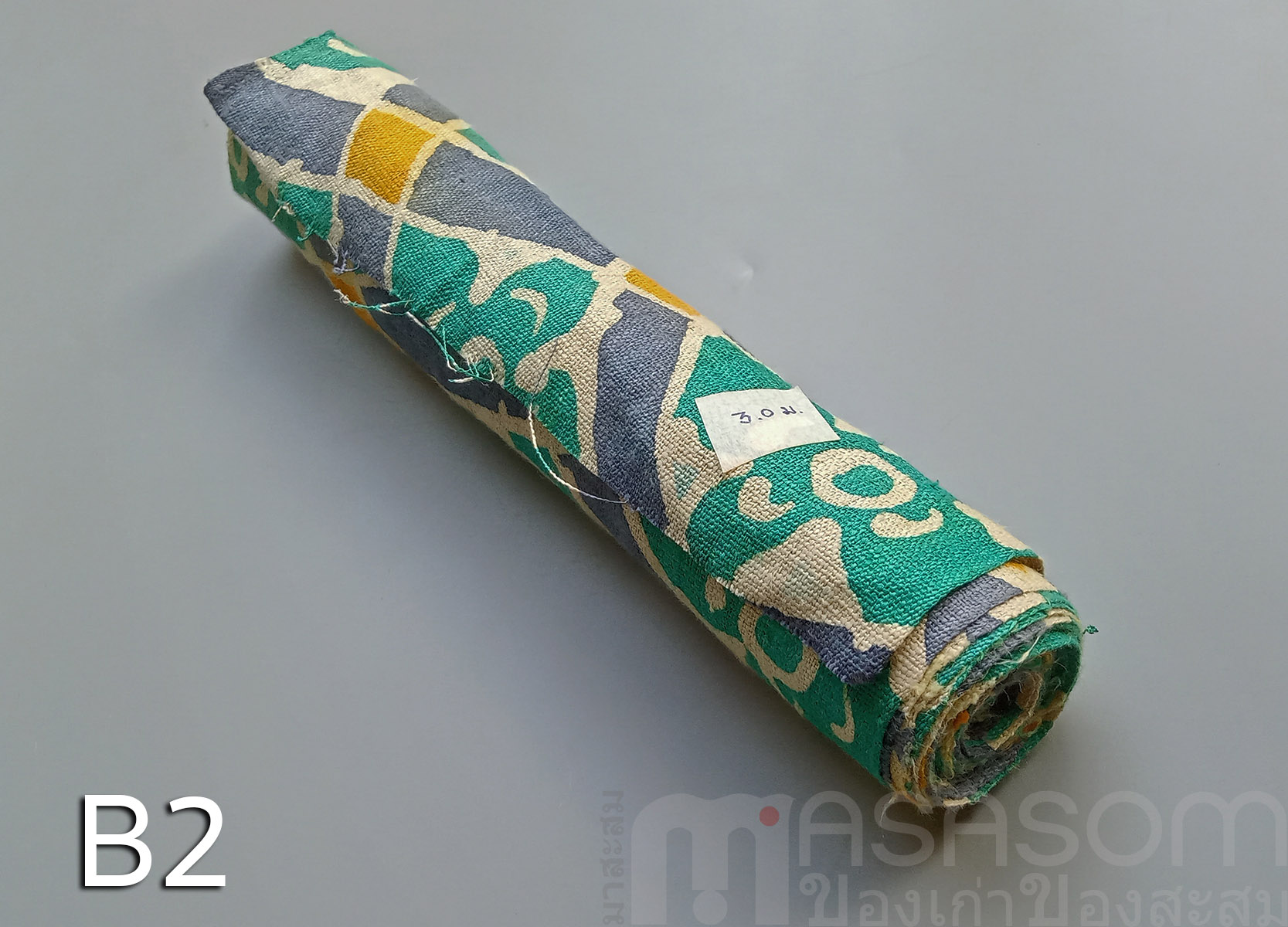 ผ้าใยกัญชงทอมือลายบาติค