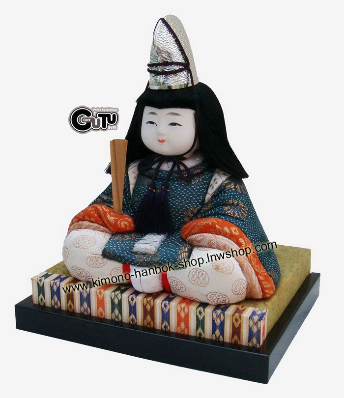 Set.ตุ๊กตาฮินะเด็กคู่+ฉาก(M)