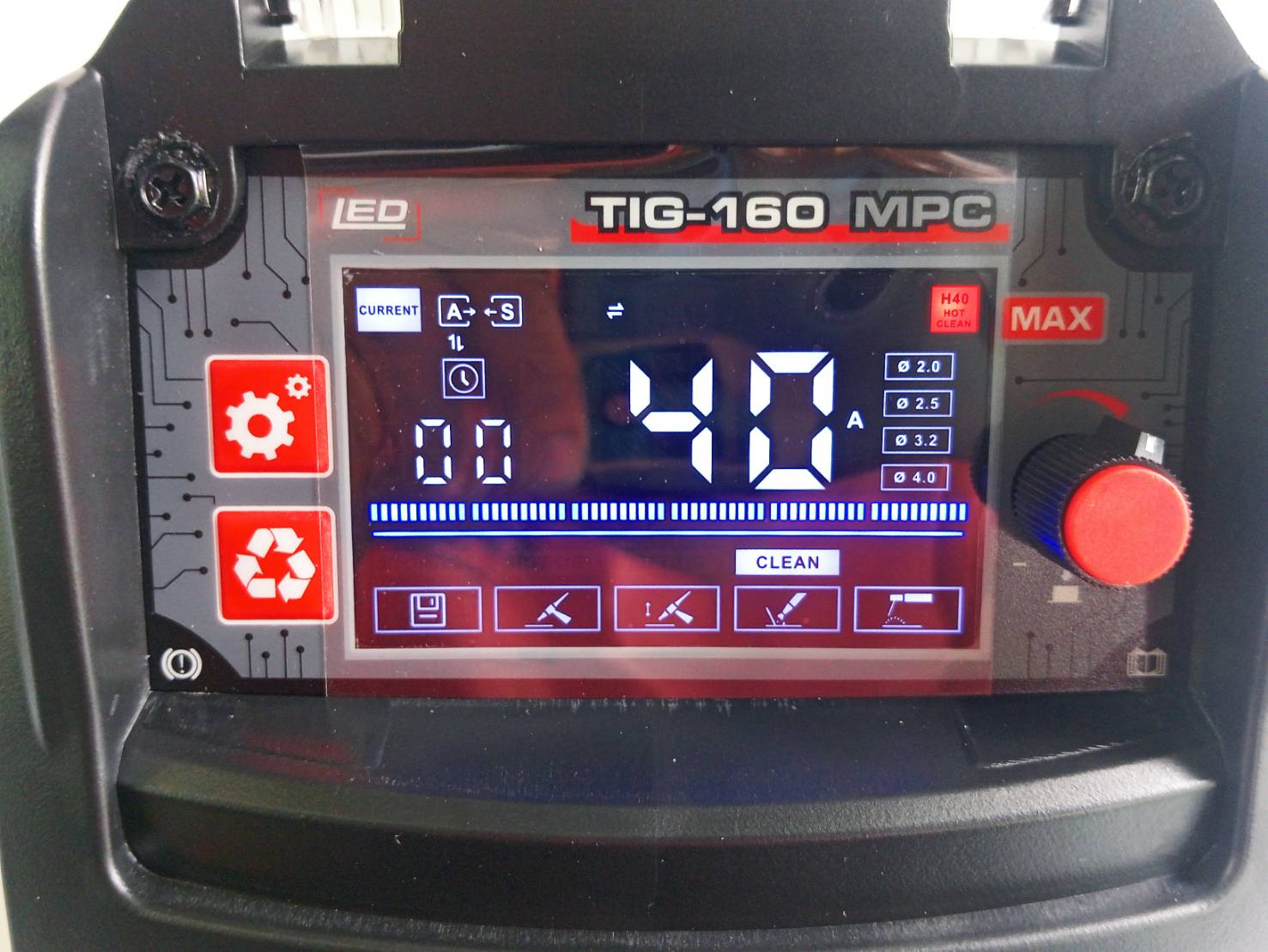 ANDELI ตู้เชื่อมอาร์กอน TIG-160MPC ปรับไฟที่ด้ามเชื่อมได้