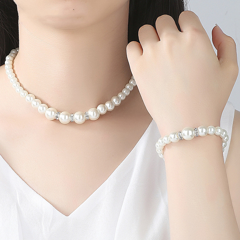 (พร้อมส่ง) สร้อยคอไข่มุกเหมือนแท้ รุ่น 022 | สวยหรู เกรดพรีเมี่ยม | ร้านค้าไทย ส่งไว