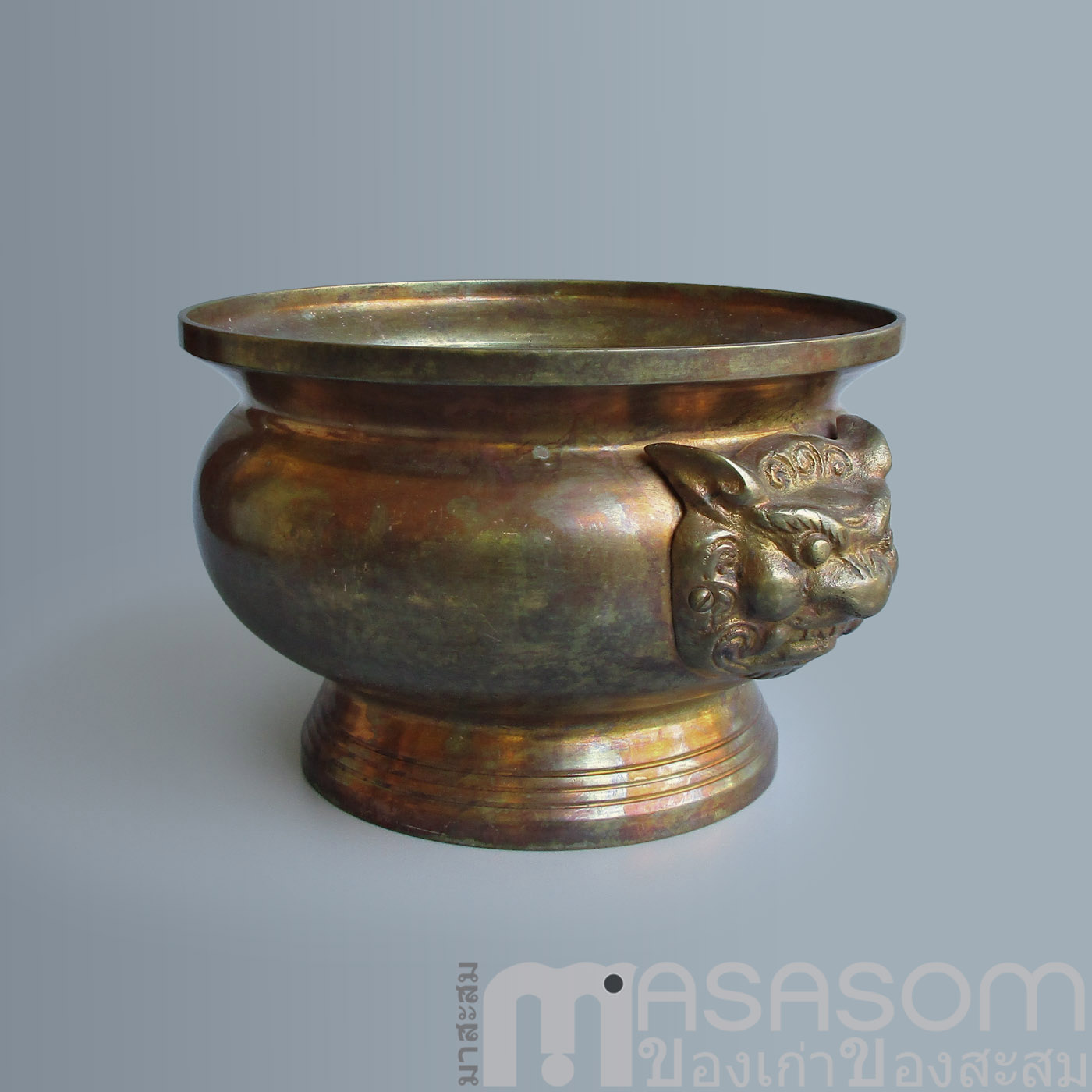 กระถางธูปทองเหลืองของเก่า