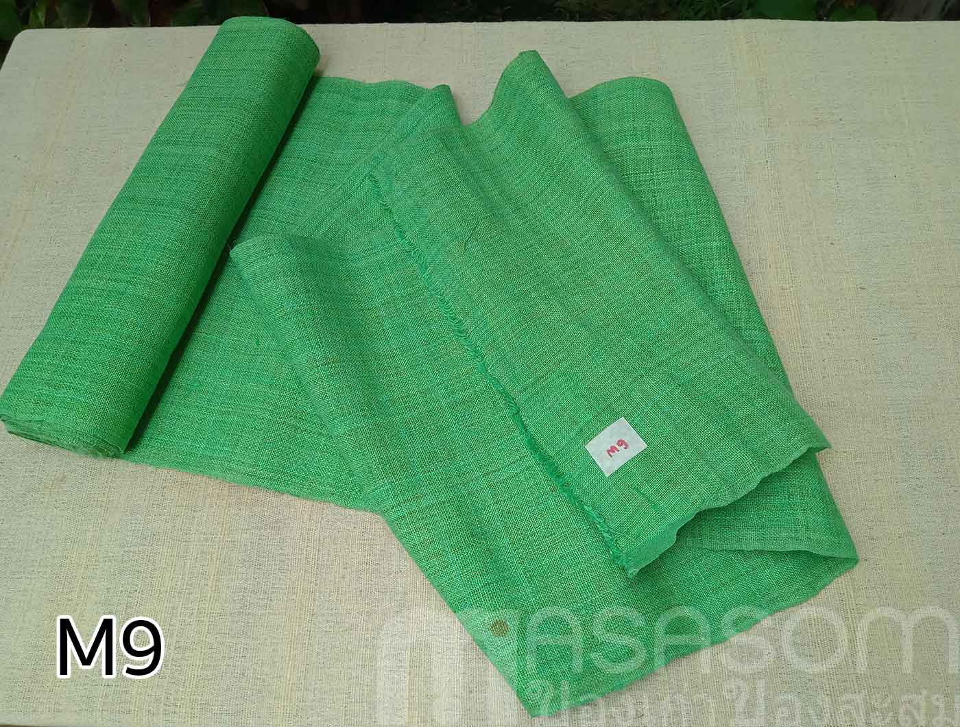 ผ้าใยกัญชงทอมือย้อมสี