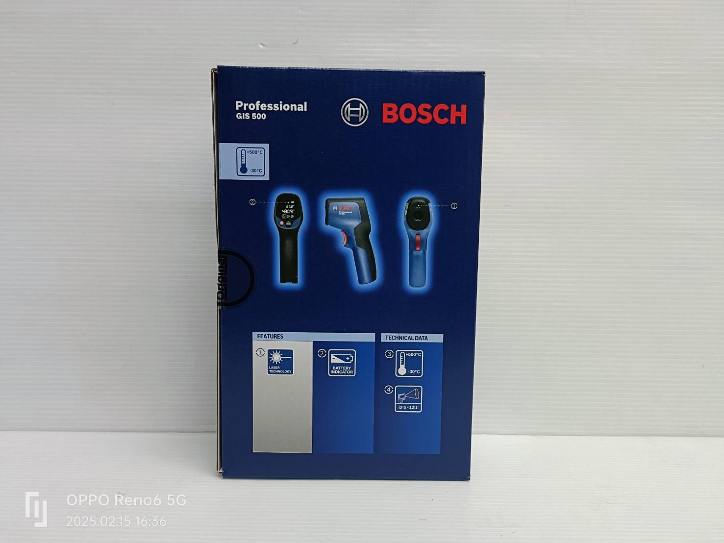 เครื่องวัดอุณหภูมิ GIS500 BOSCH