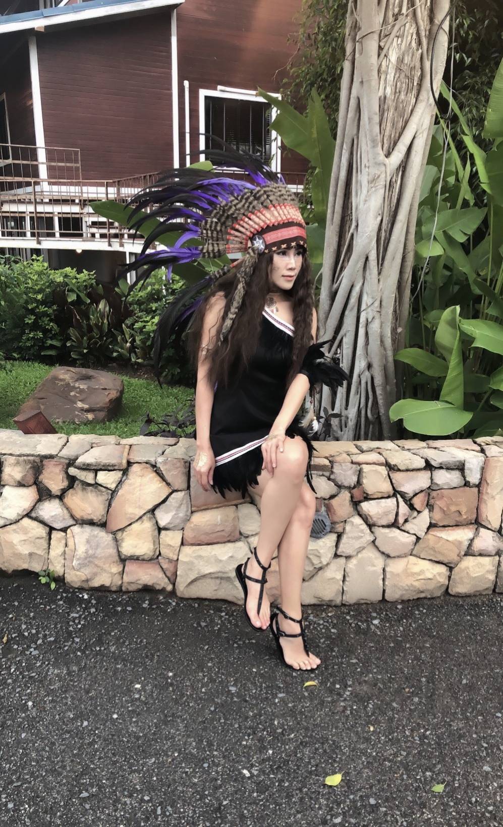 ชุดอินเดียแดงหญิง