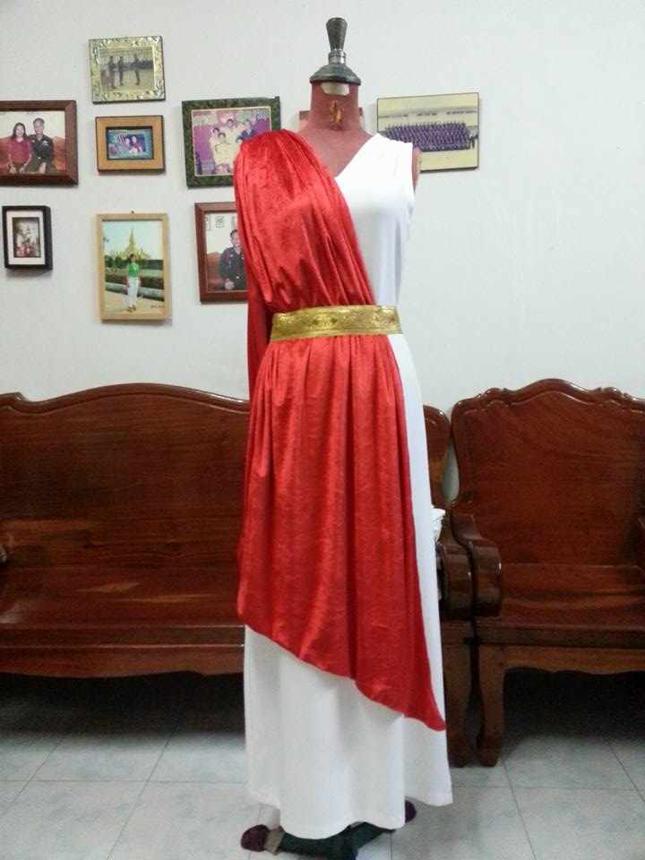 ชุดโรมันกรีกหญิง