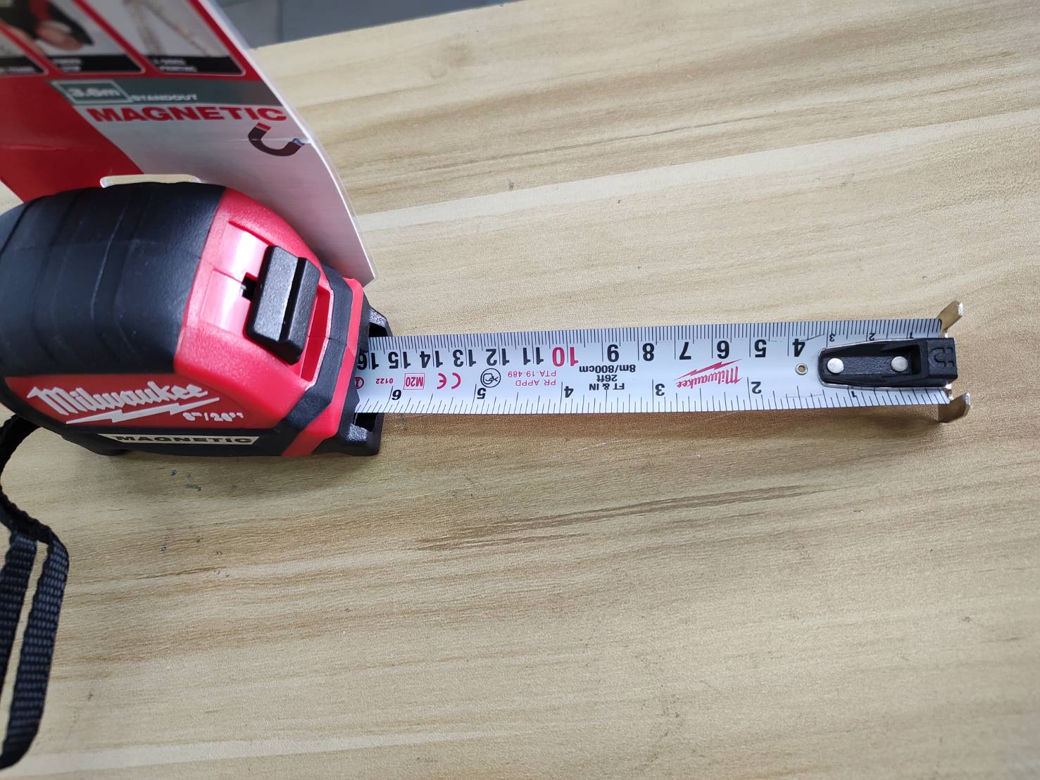 ตลับเมตร8m/26FT COMPACT MAGNETIC 48-22-0626 MILWAUKEE