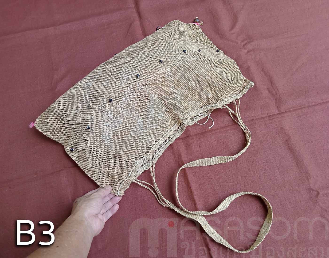 กระเป๋าถักเชือกใยกัญชง