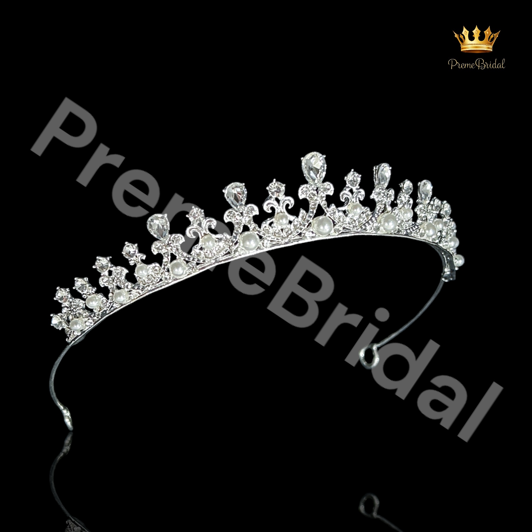 (พร้อมส่ง) เทียร่า 427 ครึ่งหัว งานเจ้าสาว งานสวย ปราณีต QCเพชรทุกเม็ด สินค้าพร้อมส่งจากไทย