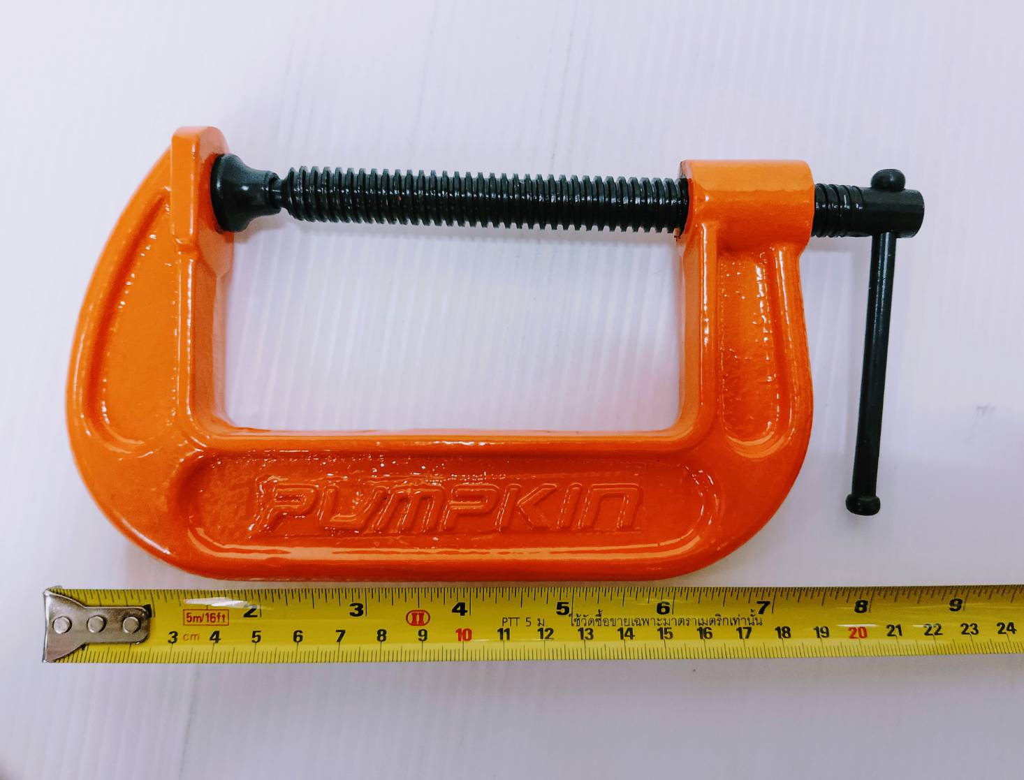 ปากกาจับชิ้นงาน ปากกาตัว C 4" #34203 PUMPKIN